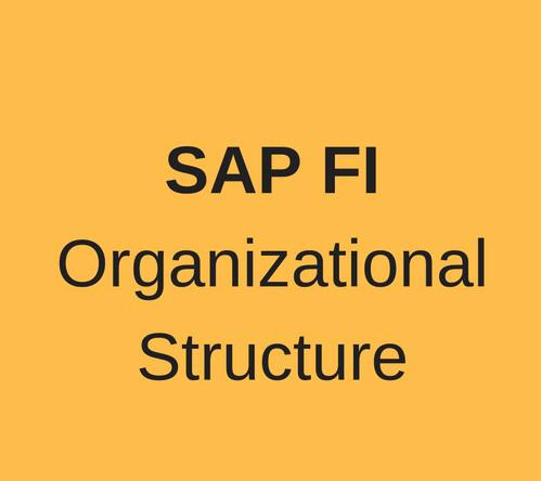 SAP ENTERPRISE STRUCTURE